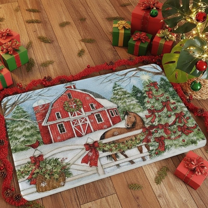 Non-Slip Christmas Doormat with Dirt-Trapping Texture for Indoor and Outdoor Use – Festive Welcome Mat for Front Door 6