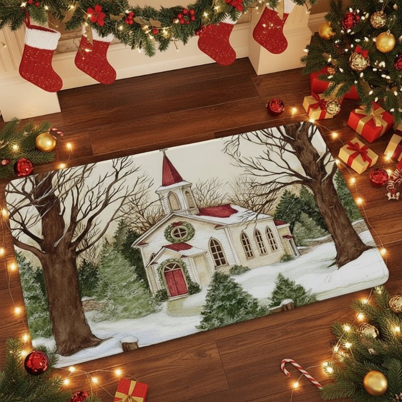 Non-Slip Christmas Doormat with Dirt-Trapping Texture for Indoor and Outdoor Use – Festive Welcome Mat for Front Door 7