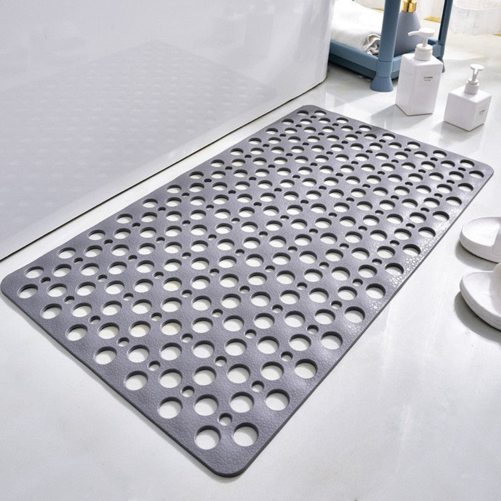 Non-Slip PVC Shower Mat - Quick Dry, Mold Resistant, Safe Bathroom Use 0