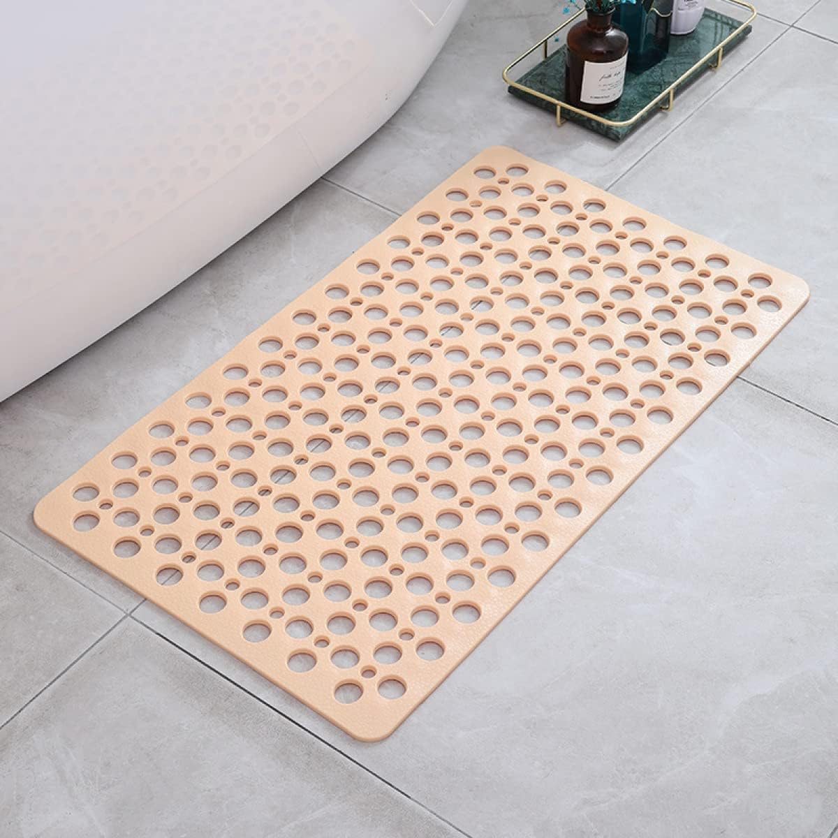 Non-Slip PVC Shower Mat - Quick Dry, Mold Resistant, Safe Bathroom Use 9