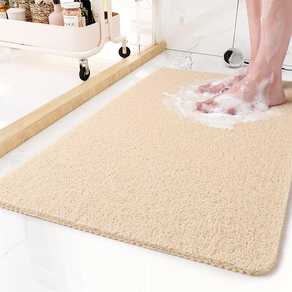 Non-Slip Shower Mat - Antibacterial, Soft, Water-Drainage Design 3