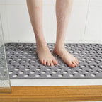 Non-Slip Shower Mat - Antibacterial, Suction Cups for Safety 1