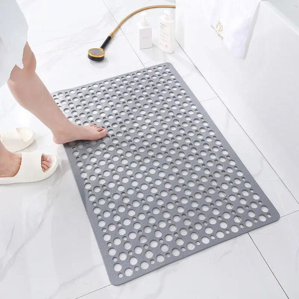 Non-Slip Shower Mat - Antibacterial, Suction Cups for Safety 2