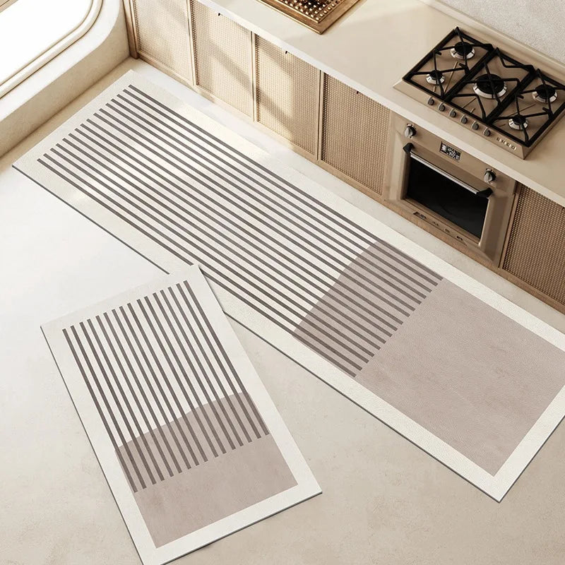 Non-Slip Washable Rug for Kitchen and Bathroom – Soft Faux Velveteen with Durable Rubber Base, Anti-Slip Design, Multiple Sizes Available 3