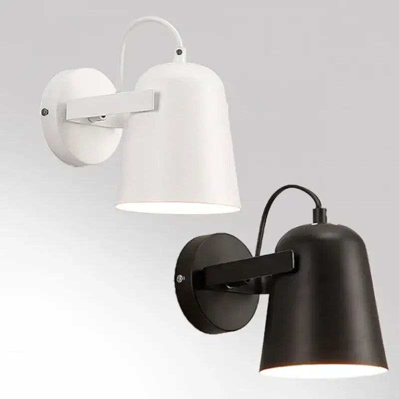 Nordic Bell Wall Sconce - Adjustable Shade & Modern Design 1