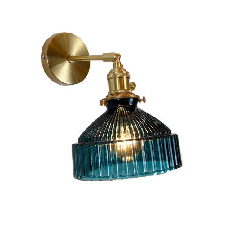 Nordic Brass Glass Dome Wall Sconce - Elegant Wall Light for Cozy Spaces 3
