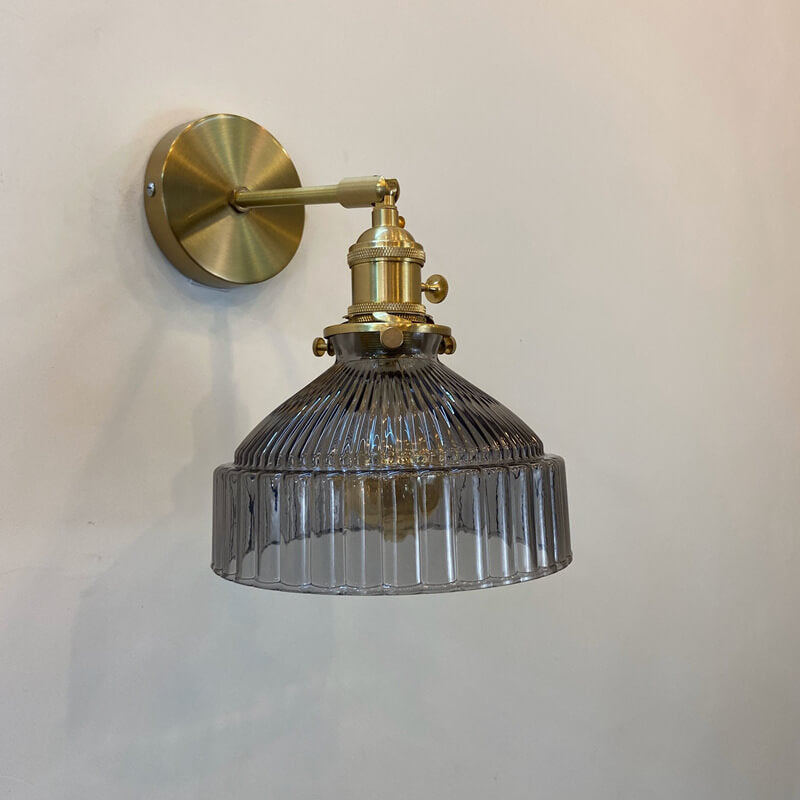 Nordic Brass Glass Dome Wall Sconce - Elegant Wall Light for Cozy Spaces 7