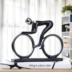 Nordic Cyclist Sculpture - Elegant Home Decor for Wall & Room Style 2