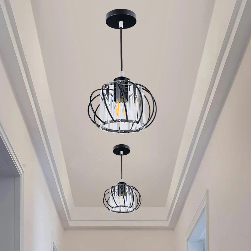 Nordic Glass Pendant Light - Modern Kitchen & Hallway Hanging Fixture 0