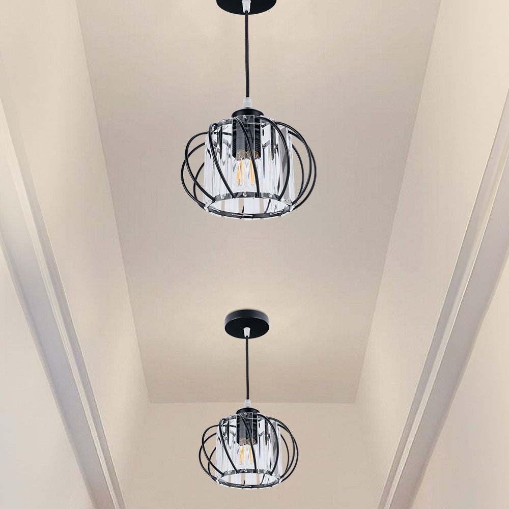 Nordic Glass Pendant Light - Modern Kitchen & Hallway Hanging Fixture 1