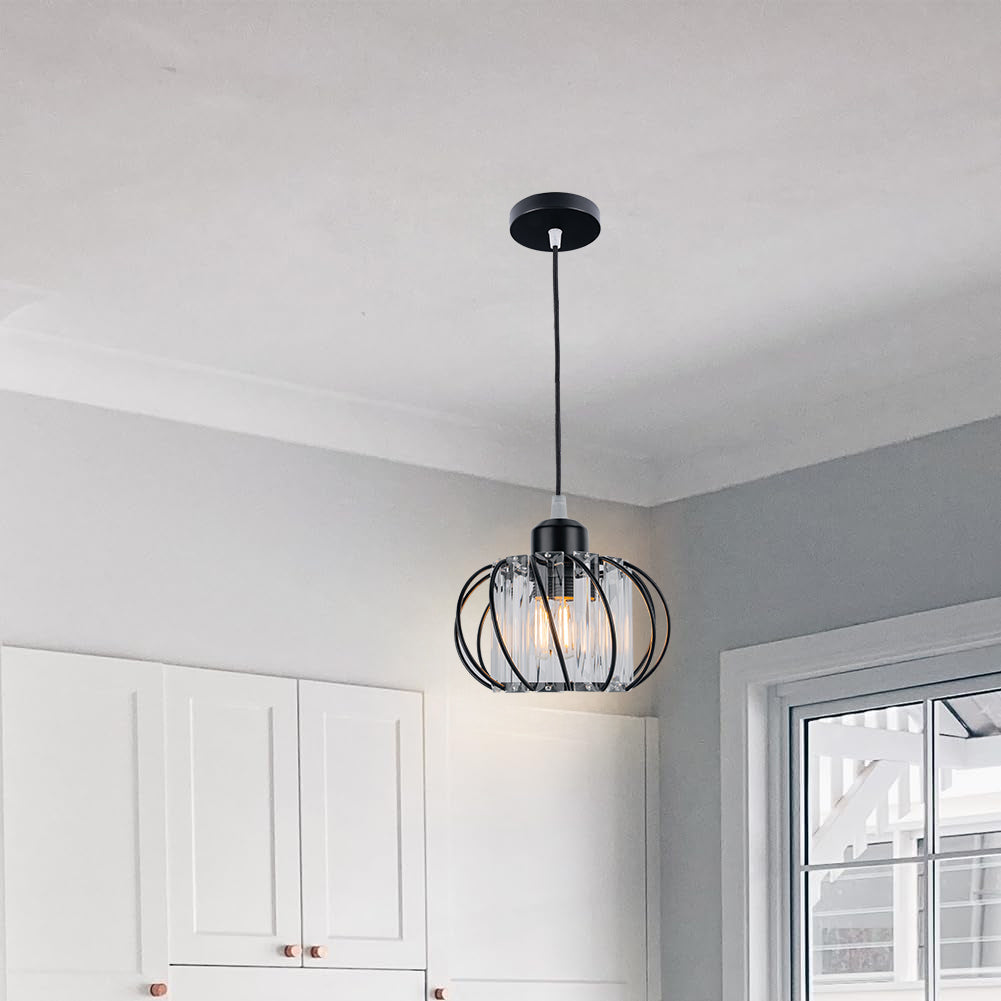 Nordic Glass Pendant Light - Modern Kitchen & Hallway Hanging Fixture 3