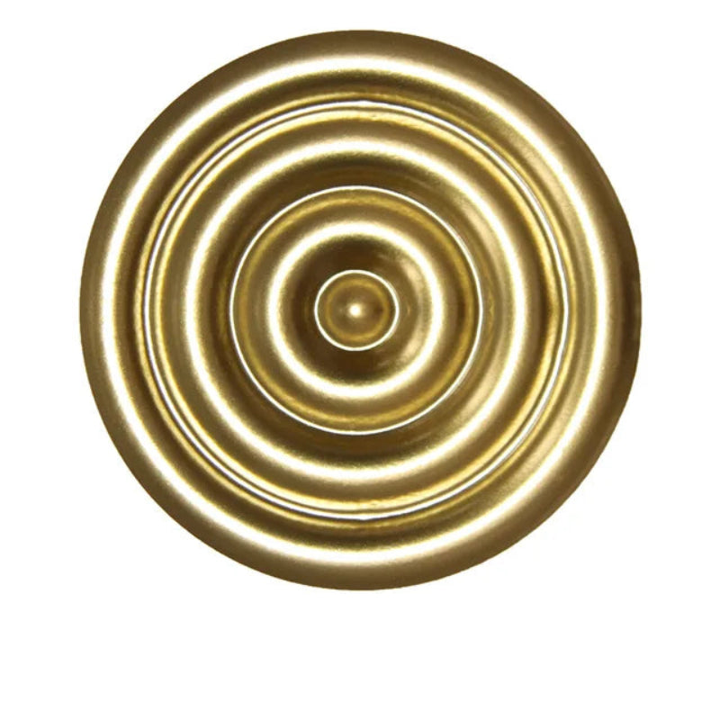 Nordic Gold Metal Wall Art - Elegant Round Wall Decor for Stylish Interiors 3