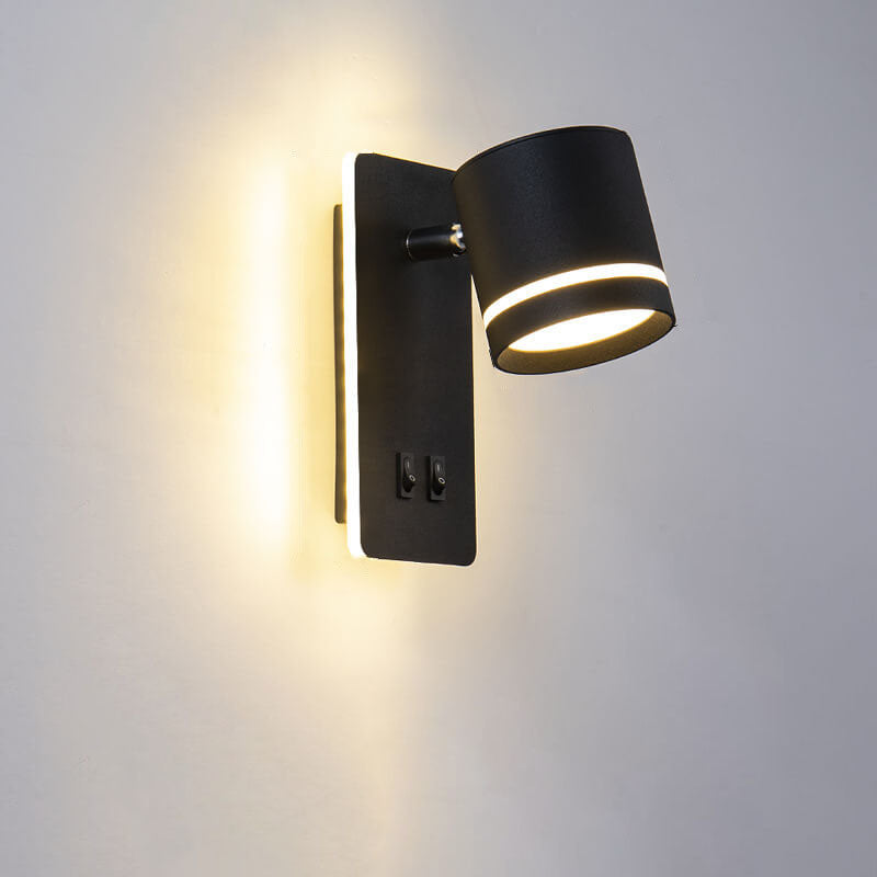 Nordic Iron Square LED Wall Sconce - Rotatable Spotlight for Reading 10