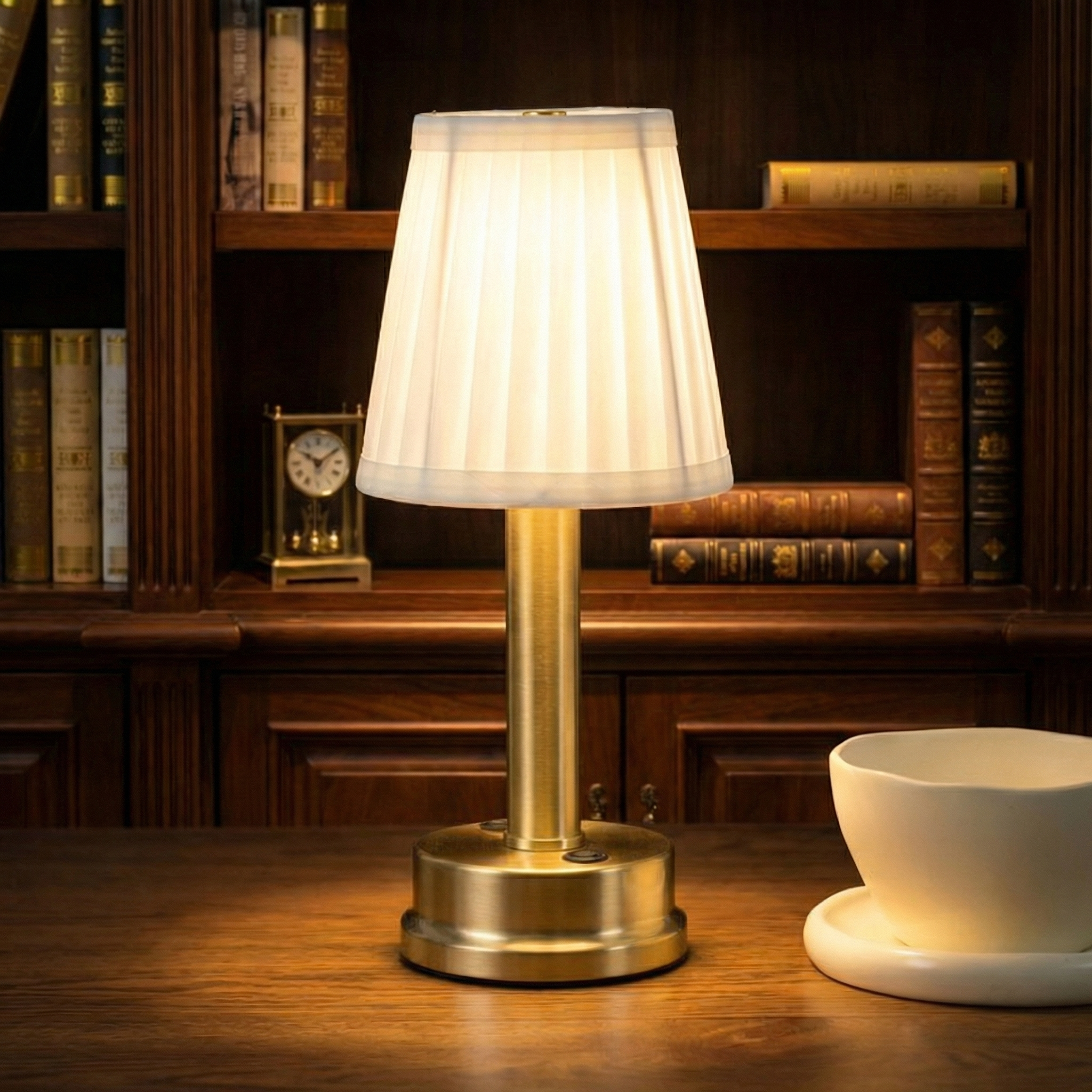Nordic LED Table Lamp - Rechargeable, Touch Control & Cordless Design 3