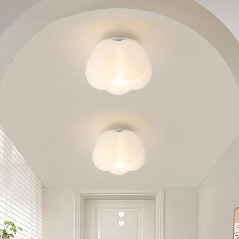 Nordic Pumpkin Shape Flush Mount Ceiling Light - Stylish Iron Design 2
