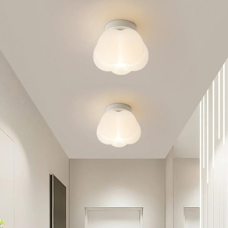 Nordic Pumpkin Shape Flush Mount Ceiling Light - Stylish Iron Design 3
