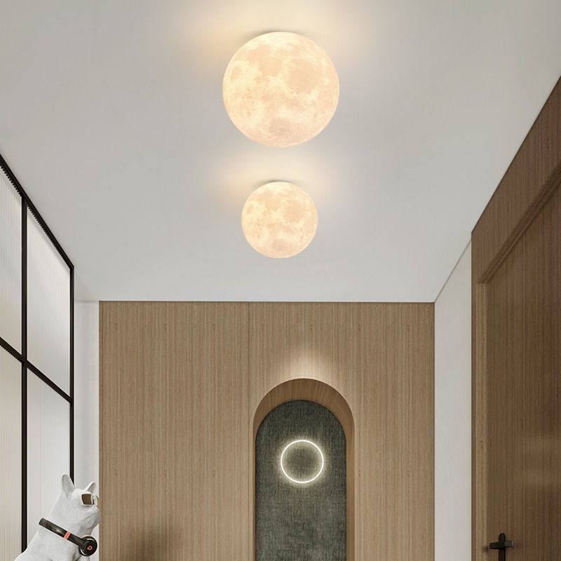 Nordic Semi-Flush Ceiling Light - Modern Design & Dimmable Functionality 0