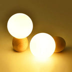 Nordic Solid Wood Table Lamp - Modern Style for Bedroom & Living Room 0