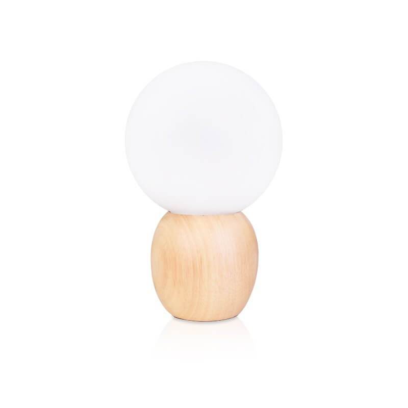 Nordic Solid Wood Table Lamp - Modern Style for Bedroom & Living Room 8