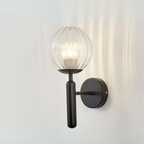 Nordic Sphere Wall Sconce - Minimalist LED Lighting with Warm Glow 0