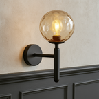 Nordic Sphere Wall Sconce - Minimalist LED Lighting with Warm Glow 1