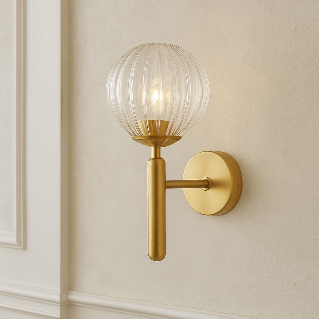 Nordic Sphere Wall Sconce - Minimalist LED Lighting with Warm Glow 2