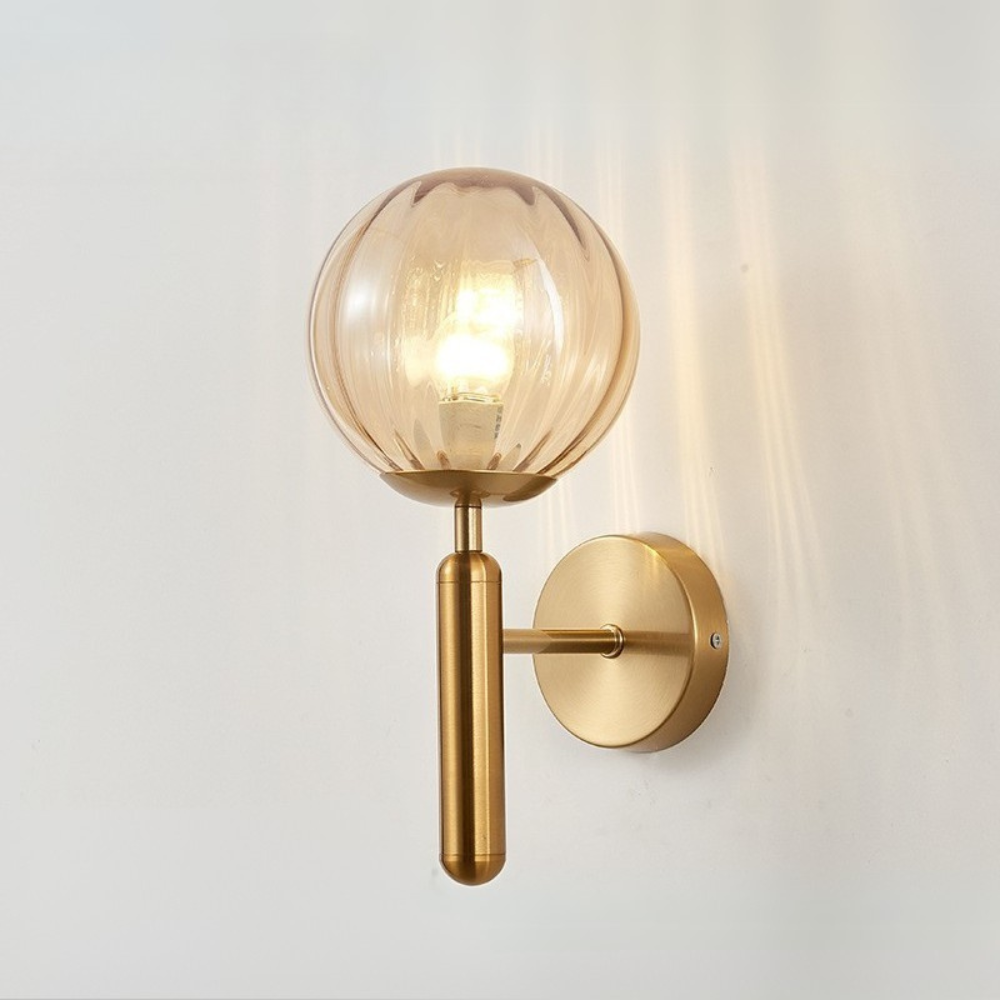 Nordic Sphere Wall Sconce - Minimalist LED Lighting with Warm Glow 4
