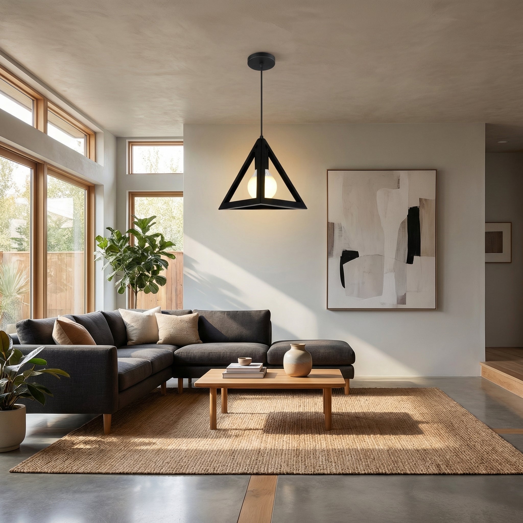 Nordic Triangle Pendant Light - Modern Kitchen Pendant Lighting Design 1