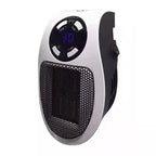 Compact Plug-In Space Heater with Digital Temperature Control, Timer and Safety Protection 0