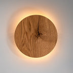 Oak Wall Sconce - Handcrafted LED Lighting with Soft Indirect Glow 1