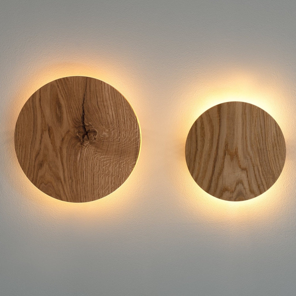 Oak Wall Sconce - Handcrafted LED Lighting with Soft Indirect Glow 4