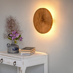 Oak Wall Sconce - Handcrafted LED Lighting with Soft Indirect Glow 5