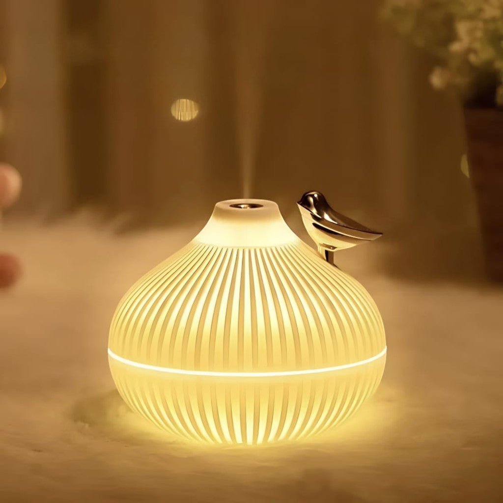 Onion Portable Humidifier for Bedroom - Compact Design with LED Light 0