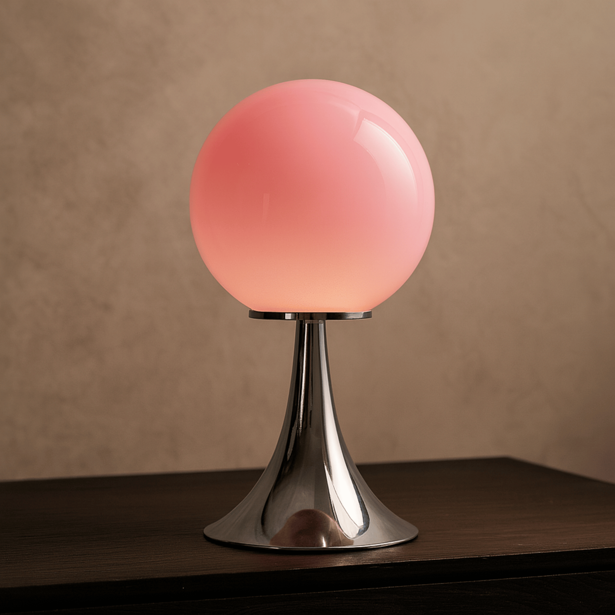 Orbis Glass Table Lamp - Dimmable LED, Modern Nordic Design for Living Room 10