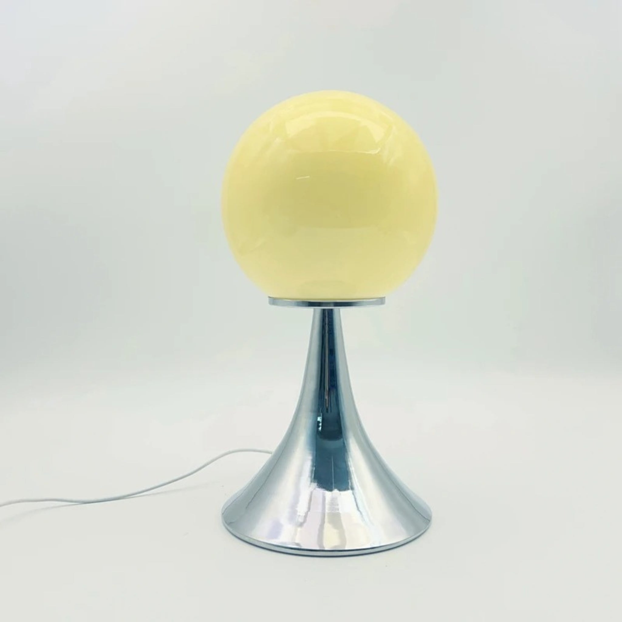 Orbis Glass Table Lamp - Dimmable LED, Modern Nordic Design for Living Room 8