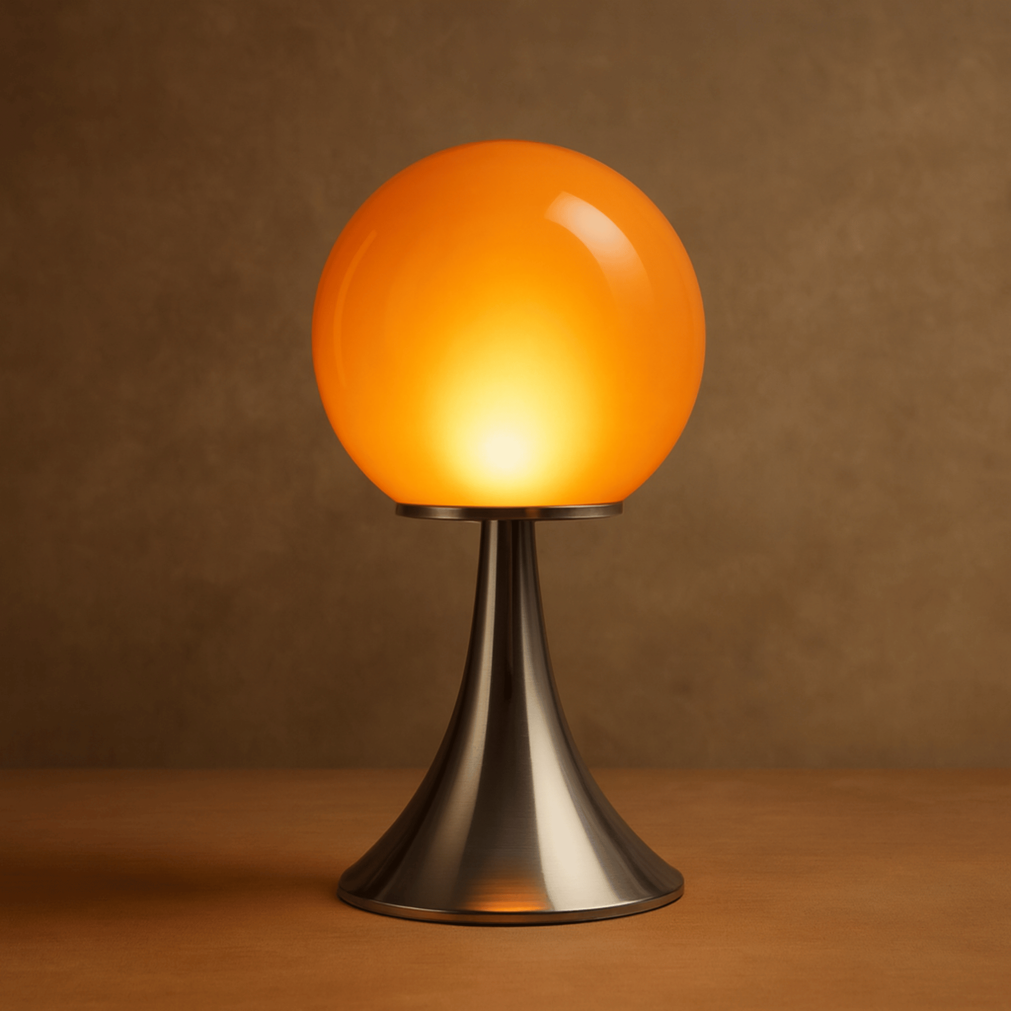 Orbis Glass Table Lamp - Dimmable LED, Modern Nordic Design for Living Room 9