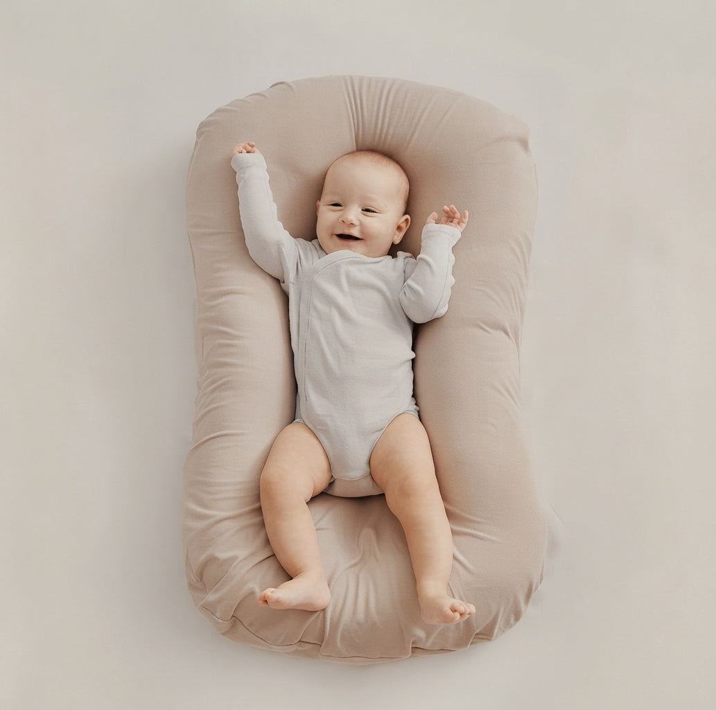 Orthopedic Baby Pillow Cotton Blend Ergonomic Breathable Lightweight