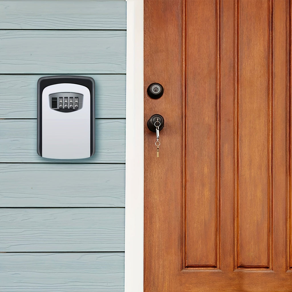 Outdoor Key Safe - Weatherproof 4-Digit Code Key Lock Box 5