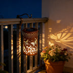 Outdoor Solar Lantern - IP55 Waterproof Garden Lantern with Tree Pattern 7