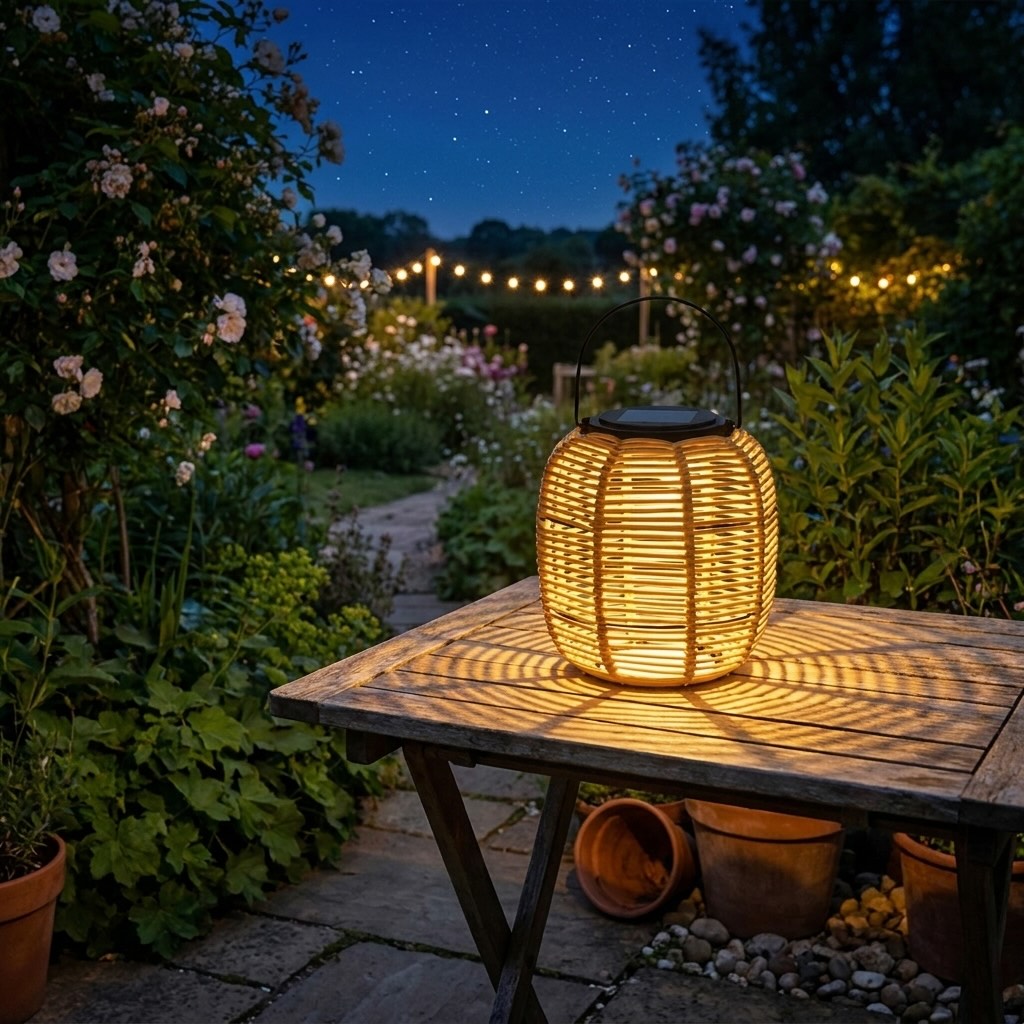 Outdoor Solar Lanterns - Stylish Waterproof LED Garden Lights 0