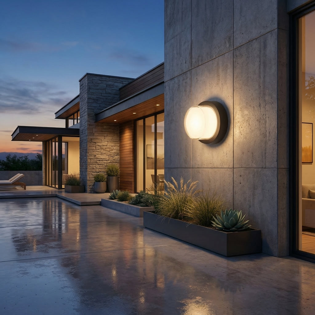 Outdoor Wall Lamp - 12W Waterproof LED for Modern Exterior Spaces 1