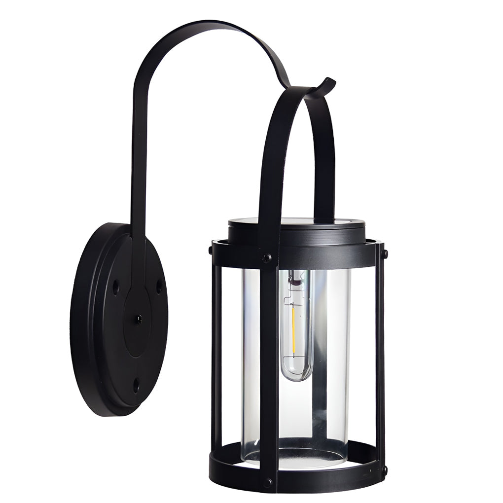 Outdoor Wall Lantern - Solar-Powered LED for Classic Illumination 6