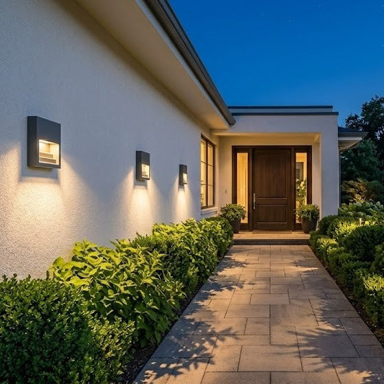 Outdoor Wall Light - IP65 Waterproof, Durable Aluminum Outdoor Sconce 3
