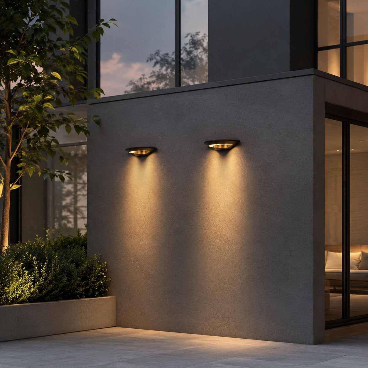 Outdoor Wall Light - Waterproof 3000K LED Exterior Sconce for Gardens 3