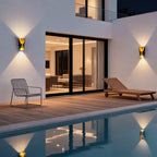 Outdoor Wall Light - Waterproof Up Down Sconce with 3000K Warm Glow 2