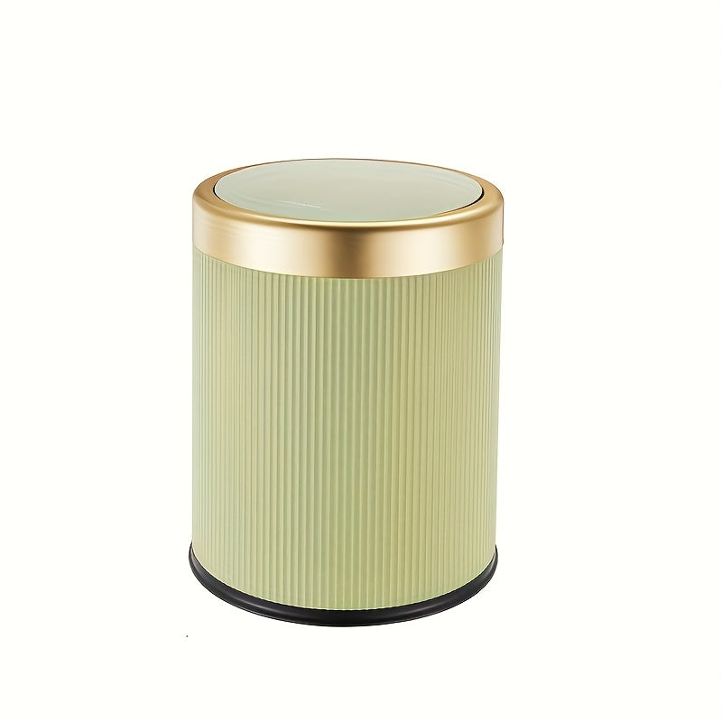 Oval Kitchen Trash Can - Elegant Design with Odour-Sealing Features 6