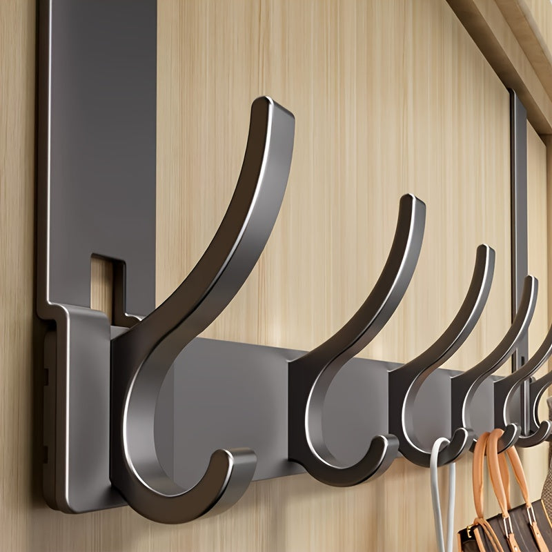 Over Door Hook Rack - Space-Saving Coat Storage for Home Organization 1
