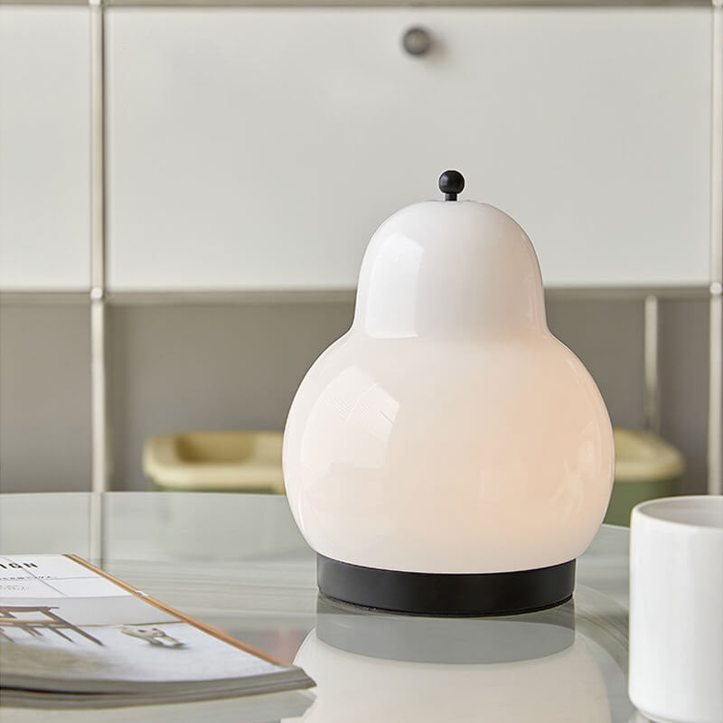 Pear Shape LED Rechargeable Touch Table Lamp - Ideal Bedside or Desk Lighting 4
