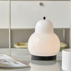 Pear Shape LED Rechargeable Touch Table Lamp - Ideal Bedside or Desk Lighting 4