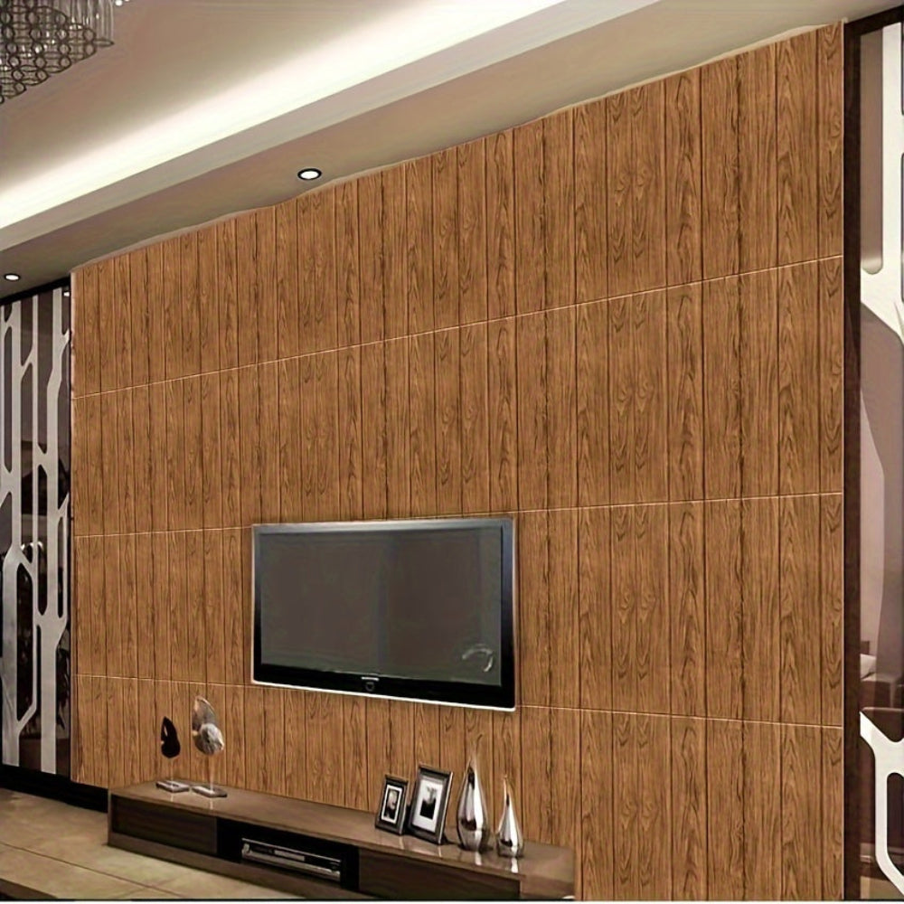 Peel And Stick Wall Panels - Rustic Wood Look For Easy DIY Decor 3